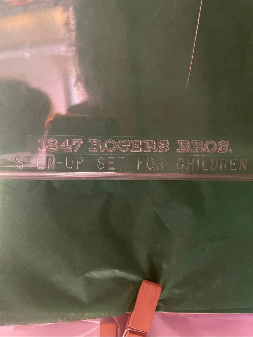 Rogers 1847 Child’s Six-Piece Silverplate  step up Flatware Set. Vintage!